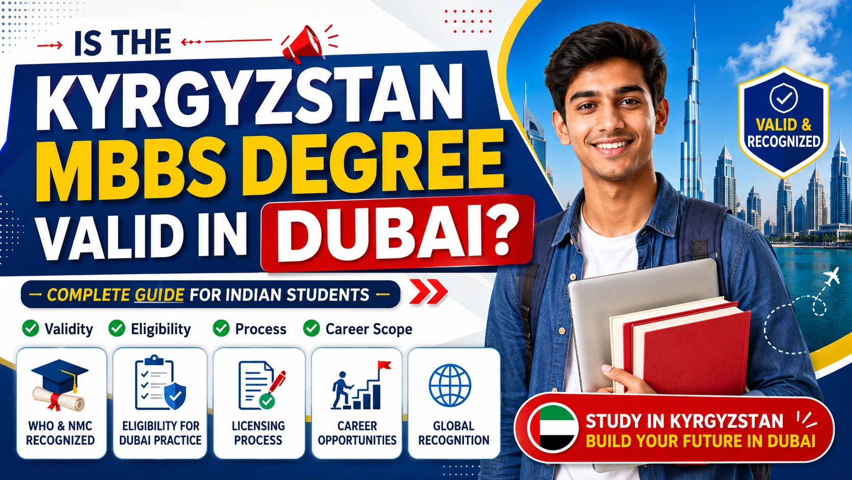 Is the Kyrgyzstan MBBS degree valid in Dubai?